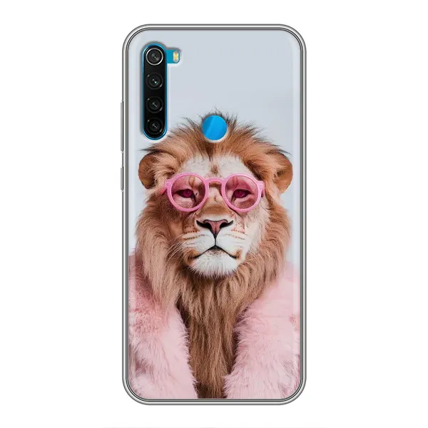 Чехол с принтом «Лев в очках» для Xiaomi Redmi Note 8 Чехол с принтом «Лев в очках» для Xiaomi Redmi Note 8