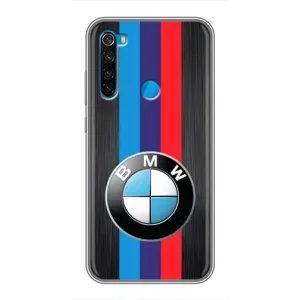 Чохол для Сяомі Редмі Нот 8 - з принтом БМВ (AlphaPrint) (Лого BMW)