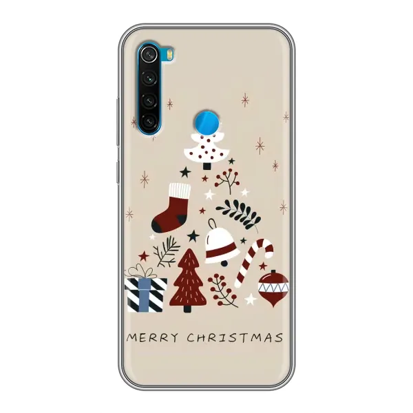 Чехол с принтом «Merry Christmas» для Xiaomi Redmi Note 8