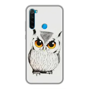 Чехол с птицами на Xiaomi Redmi Note 8 (VPrint) (Милая Сова)