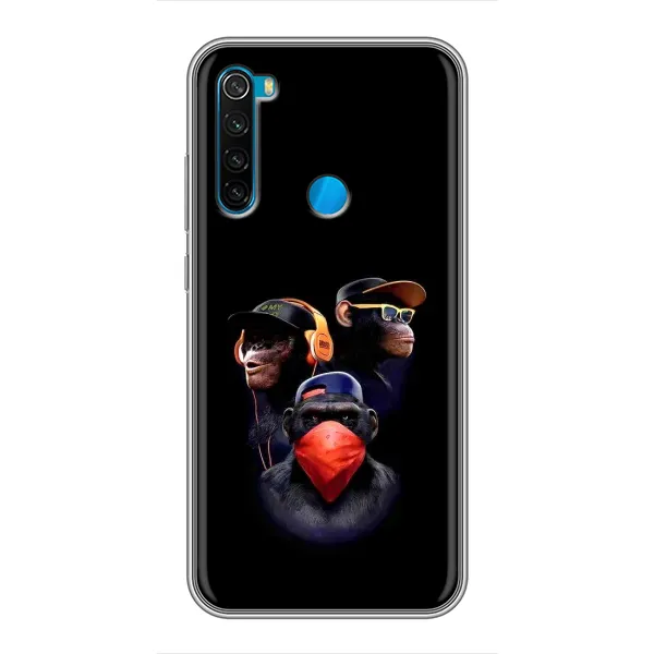 Чехол с принтом «Три обезьяны» для Xiaomi Redmi Note 8