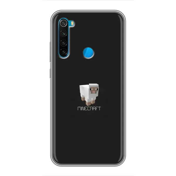 Чехол с принтом «Овечка Майнкрафт» для Xiaomi Redmi Note 8
