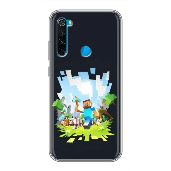Чехол с принтом «персонажи Minecraft» для Xiaomi Redmi Note 8