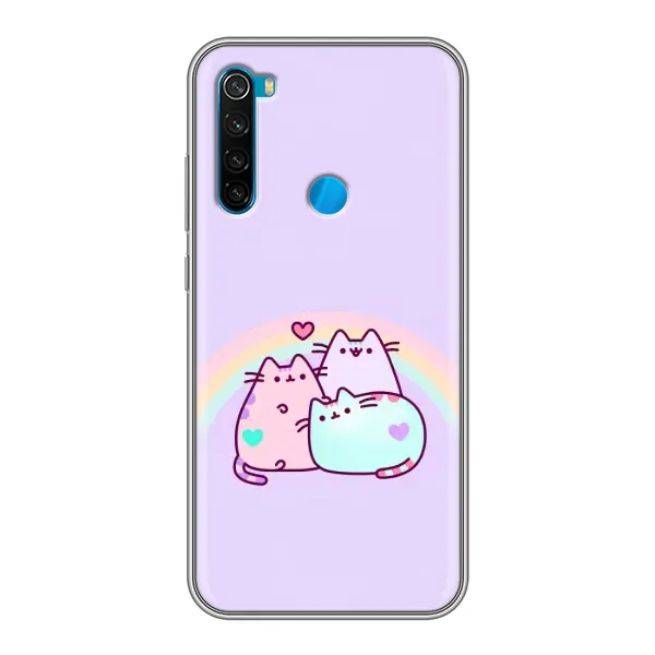 Чехол с принтом «Радужные котики» для Xiaomi Redmi Note 8