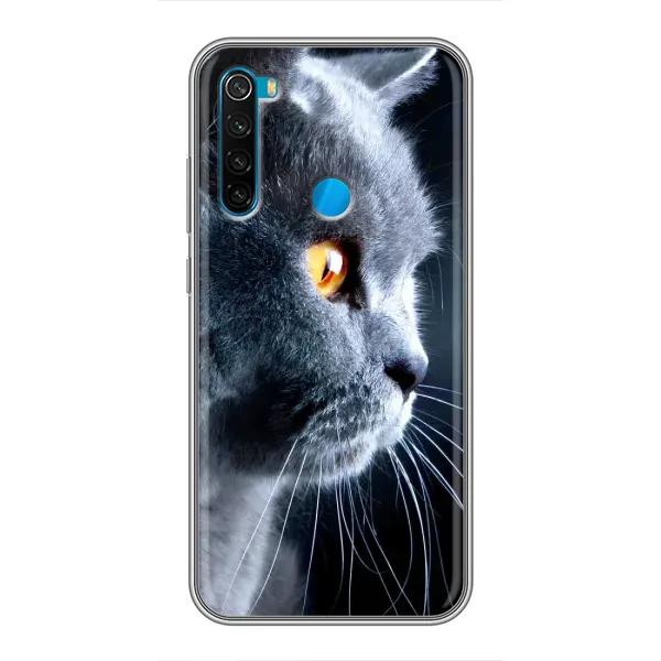 Чехол с принтом «Серый Кот» для Xiaomi Redmi Note 8