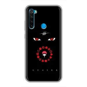 Чехлы на тему: Итачи Учиха для Xiaomi Redmi Note 8 (AlphaPrint) (глаза Итачи)