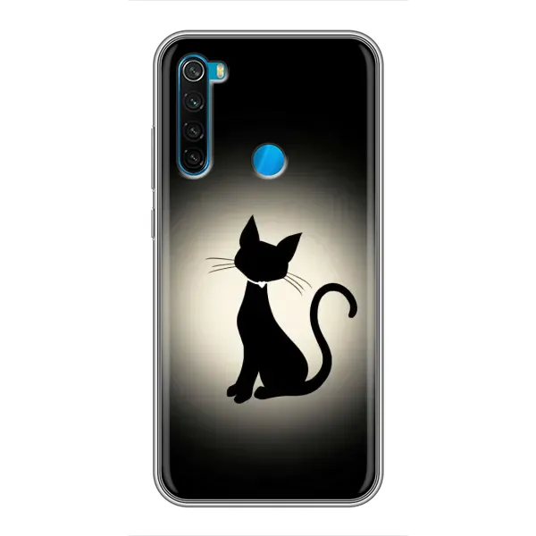 Чехол с принтом «Силуэт котика» для Xiaomi Redmi Note 8 Чехол с принтом «Силуэт котика» для Xiaomi Redmi Note 8
