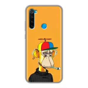 Чохли з Мавпами NFT для Xiaomi Redmi Note 8 (AlphaPrint) (Нудна мавпа NFT)