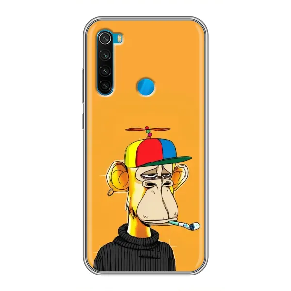 Чехол с принтом «Скучающая Обезьяна NFT» для Xiaomi Redmi Note 8 Чехол с принтом «Скучающая Обезьяна NFT» для Xiaomi Redmi Note 8