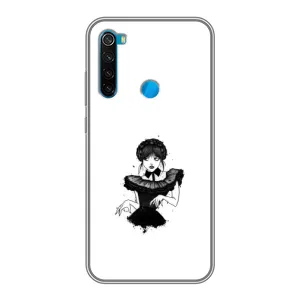 Чехлы Венсдей на Xiaomi Redmi Note 8 Уэнсдей (AlphaPrint) (танец Уэнздей)