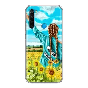 Чехол для Патриота Украины Xiaomi Redmi Note 8 - (AlphaPrint) (Украиночка)