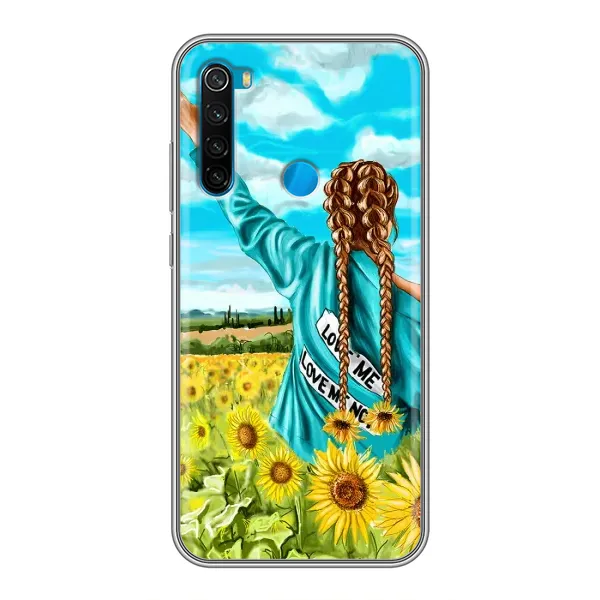 Чехол с принтом «Украиночка» для Xiaomi Redmi Note 8