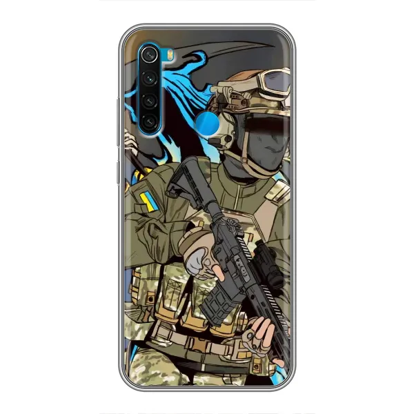 Чехол с принтом «Воин ВСУ» для Xiaomi Redmi Note 8