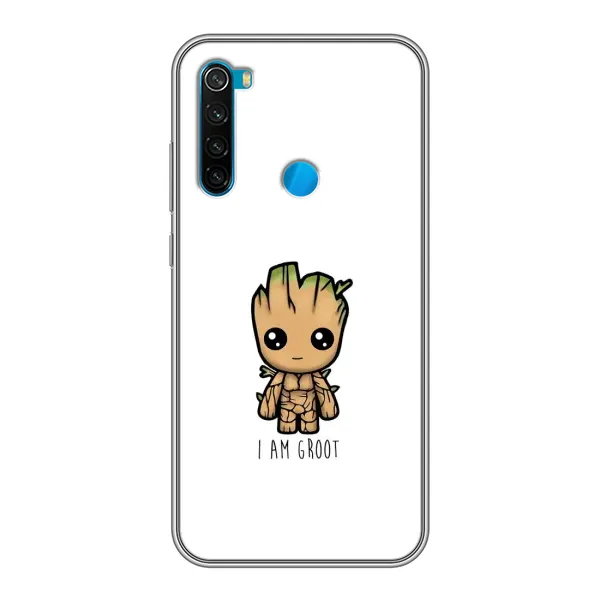 Чехол с принтом «Я есть Грут» для Xiaomi Redmi Note 8