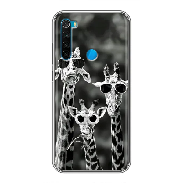Чехол с принтом «Жирафы в очках» для Xiaomi Redmi Note 8 Чехол с принтом «Жирафы в очках» для Xiaomi Redmi Note 8