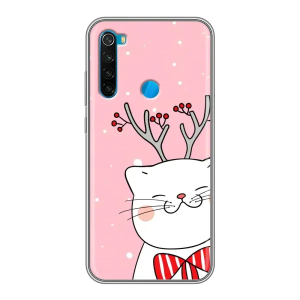 Чехол с принтом «Зимний кот» для Xiaomi Redmi Note 8