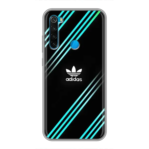 Чохол з принтом «Адідас з полосами» для Xiaomi Redmi Note 8T