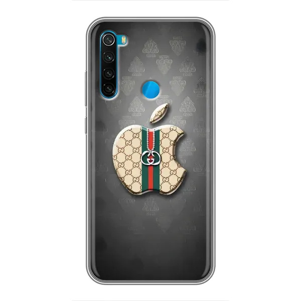 Чохол з принтом «Apple gucci» для Xiaomi Redmi Note 8T