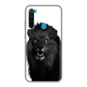 Чохли з картинкою животних Xiaomi Redmi Note 8T (Чорний ЛЕВ)