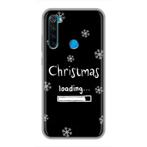 Різдвяні, Святкові Чохли для Сяомі Редмі Ноут 8Т (Christmas loading)