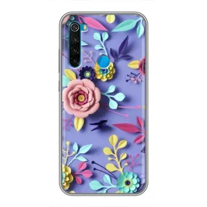 Чохли з квітами для Xiaomi Redmi Note 8T (VPrint) (Дизайн квітів)