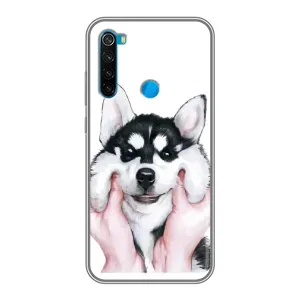 Чохли з собаками для Xiaomi Redmi Note 8T (VPrint) (Радісний Хаскі)