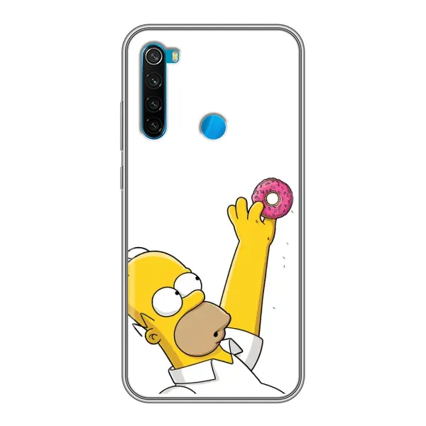 Чохол з принтом «Гомер з пончиком» для Xiaomi Redmi Note 8T