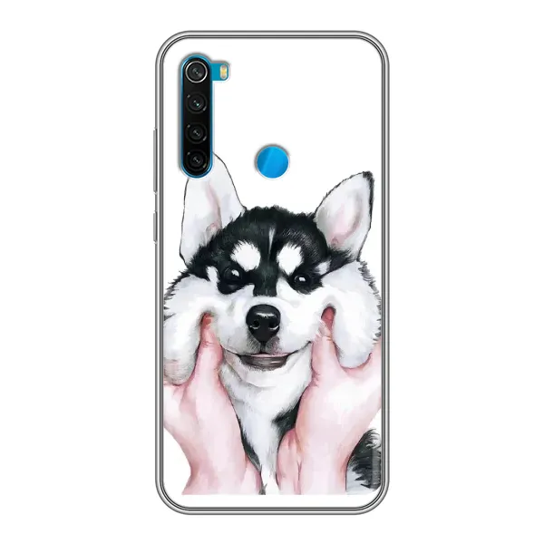 Чехол с принтом «Хаски улыбака» для Xiaomi Redmi Note 8T