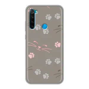 Чохол з малюнком кіт на Xiaomi Redmi Note 8T (Лапи і вуса)