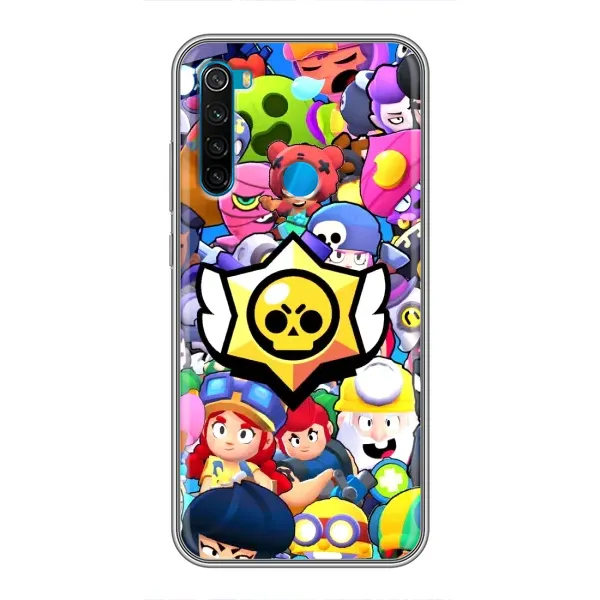 Чохол з принтом «Лого Brawl Stars» для Xiaomi Redmi Note 8T