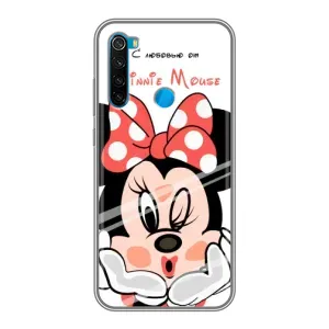 Эксклюзивный чехол для Xiaomi Redmi Note 8T (AlphaPrint - Мультяшные) (Маус Минни)