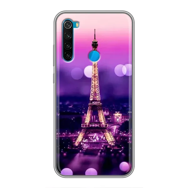 Чохол з принтом «Париж Башня» для Xiaomi Redmi Note 8T
