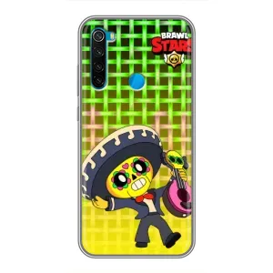 Чехлы Brawl Stars для Xiaomi Redmi Note 8T (AlphaPrint) (Поко в самбреро)