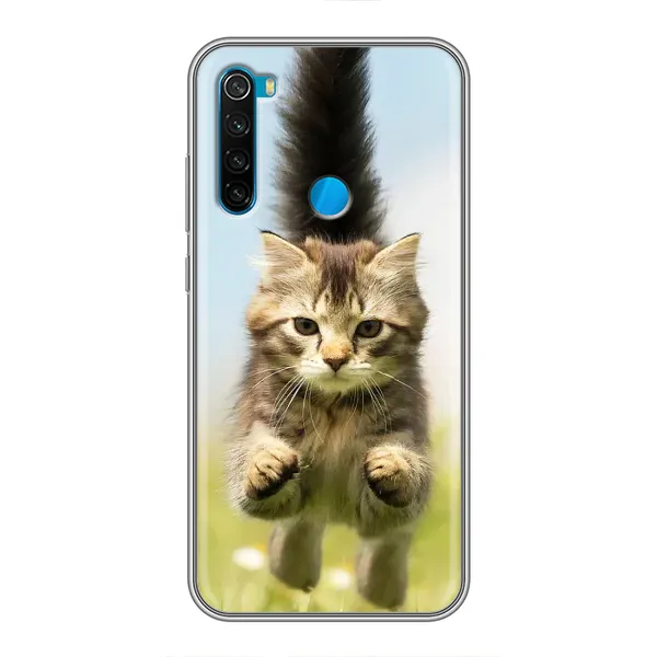 Чехол с принтом «Прыжок кота» для Xiaomi Redmi Note 8T Чехол с принтом «Прыжок кота» для Xiaomi Redmi Note 8T