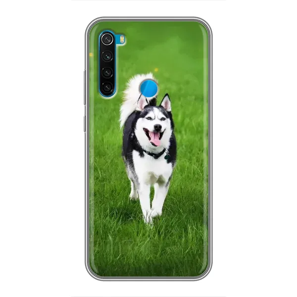 Чехол с принтом «Радостный Хаски» для Xiaomi Redmi Note 8T