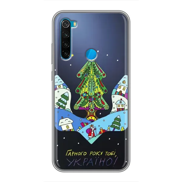 Чехол с принтом «Рождественский герб» для Xiaomi Redmi Note 8T