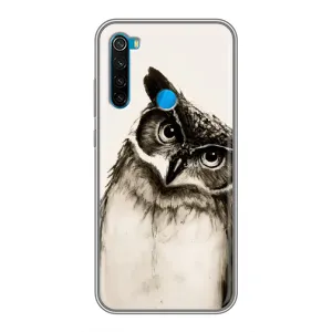 Чохол з пташками на Xiaomi Redmi Note 8T (VPrint) (Сова)