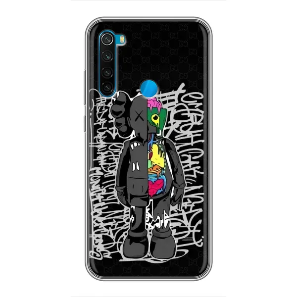 Чохол з принтом «Стиль Bearbrick» для Xiaomi Redmi Note 8T