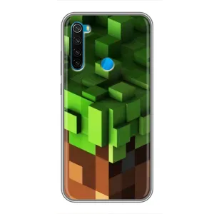 Чохол Майнкрафт на Xiaomi Redmi Note 8T (AlphaPrint) Minecraft (текстура Майнкрафт)