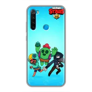 Чехлы Brawl Stars для Xiaomi Redmi Note 8T (AlphaPrint) (Тріо героїв)