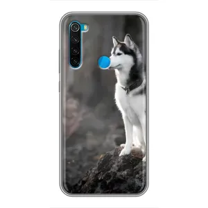 Чохол з Хаскі Xiaomi Redmi Note 8T - (AlphaPrint) (Вірний собака)