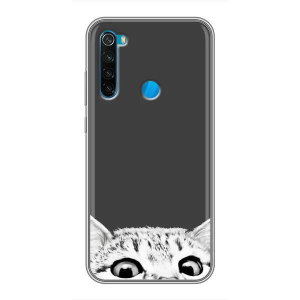 Чехол с принтом «Выглядывает кот» для Xiaomi Redmi Note 8T Чехол с принтом «Выглядывает кот» для Xiaomi Redmi Note 8T