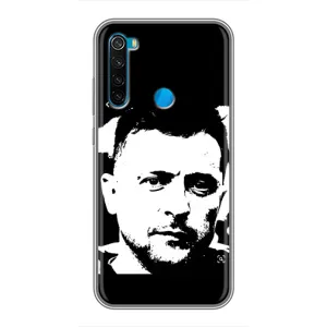 Чохол для Xiaomi Redmi Note 8T (AlphaPrint - с принтом Зеленського) (Зеленский АРТ)