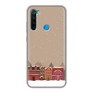 Новорічні, Святкові Чохли для Xiaomi Redmi Note 8T - 2024 год (Зимове місто)