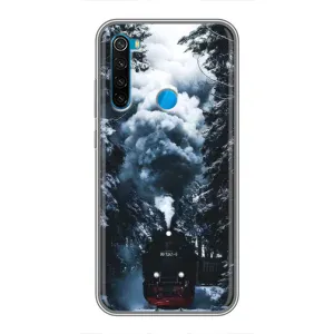 Новорічні, Святкові Чохли для Xiaomi Redmi Note 8T - 2024 год (Зимовий потяг)