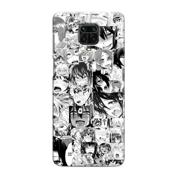 Чехол с принтом «Ahegao manga» для Xiaomi Redmi Note 9 Pro Max