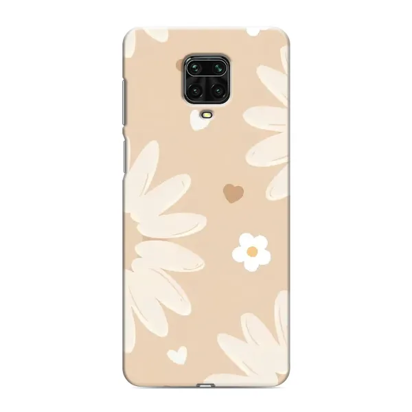 Чохол з принтом «Бежеві квіти» для Xiaomi Redmi Note 9 Pro Max Чохол з принтом «Бежеві квіти» для Xiaomi Redmi Note 9 Pro Max