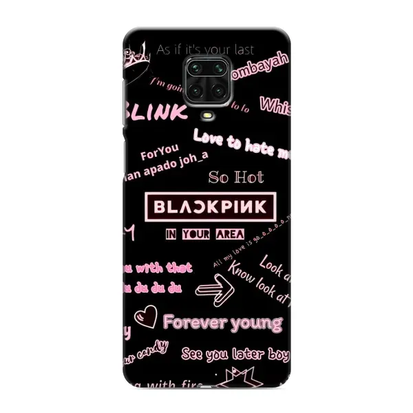 Чехол с принтом «BLACKPINK» для Xiaomi Redmi Note 9 Pro Max