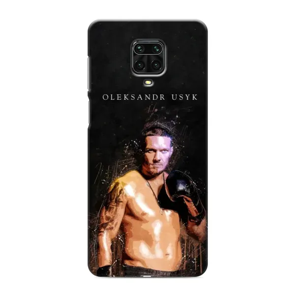 Чехол с принтом «Боксер Александр Усик» для Xiaomi Redmi Note 9 Pro Max