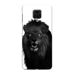 Чохли з картинкою животних Xiaomi Redmi Note 9 Pro Max (Чорний ЛЕВ)